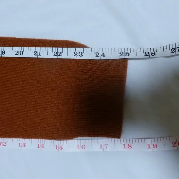 Charter Club Cashmere Long Sleeve Crewneck Sweater XL Bronze Pecan Rust NWT - Picture 10 of 14